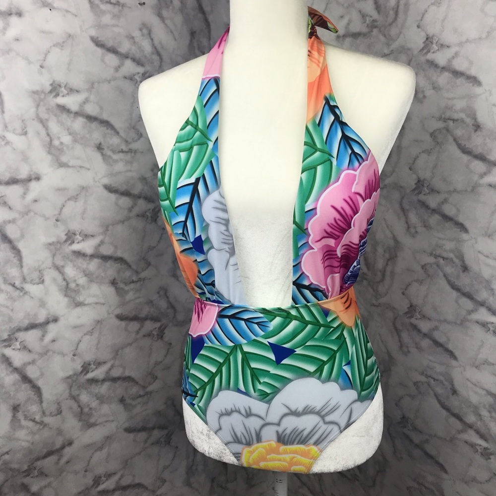 Floral Print Bathing Suit